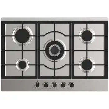 

DMPC-5FS18 5 Gas stove Gas cooktop steel color InoxDAYA139.13