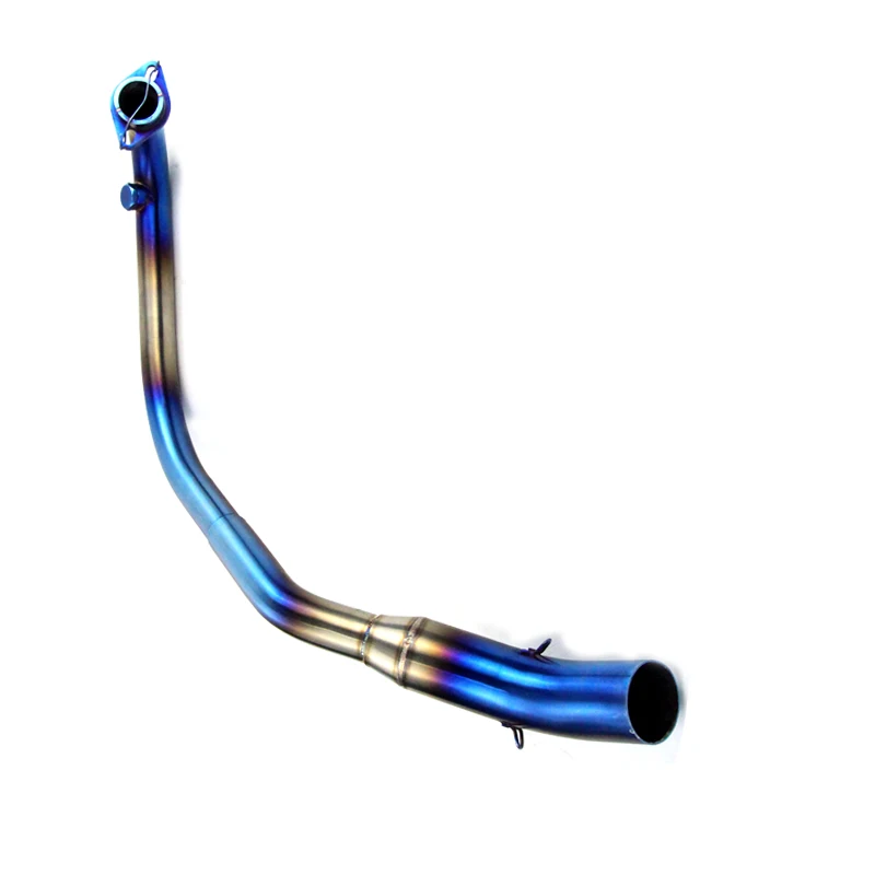 Escape Motorcycle Exhaust Head Connect Tube Front Link Pipe Stainless Steel Exhaust System For CFMOTO NK150 All Years - Image 4
