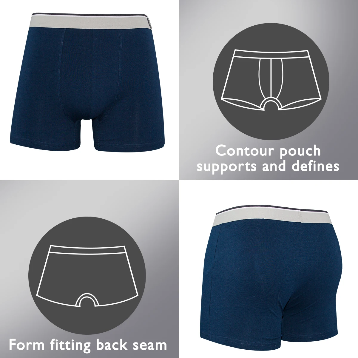 DOUBLE M, 6 units or 1 units, random, surprise boxer shorts men Cotton, men's underwear, fitted, sports boxer shorts, plain and printed, sizes M, L, XL, XXL random shipment.