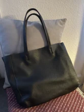 Bolso de lujo de piel de vaca para mujer, bolsa de mano informal, color amarillo limón, bolso de hombro tipo shopper