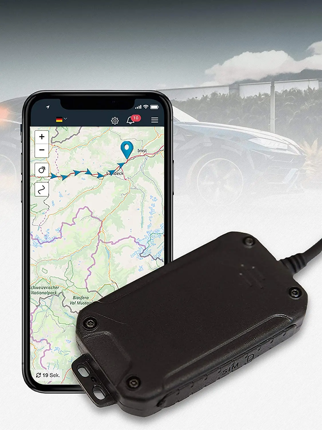 SALIND GPS modelo 01 Localizador GPS para Coche, Moto y vehículos con