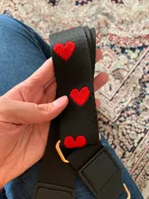 Correa ajustable de arcoíris para bolso, Correa ancha para hombro, accesorio de repuesto, parte ajustable