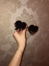 Gafas de sol sin montura con forma de corazón de amor para mujer, anteojos de sol Steampunk con forma de lágrimas, gafas clásicas únicas, gafas de conductor UV400, 2021