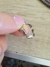 Anillo abierto de 100% Plata de Ley 925 para mujer, diseño de onda Irregular minimalista, joyería de Color dorado, bisutería de cumpleaños