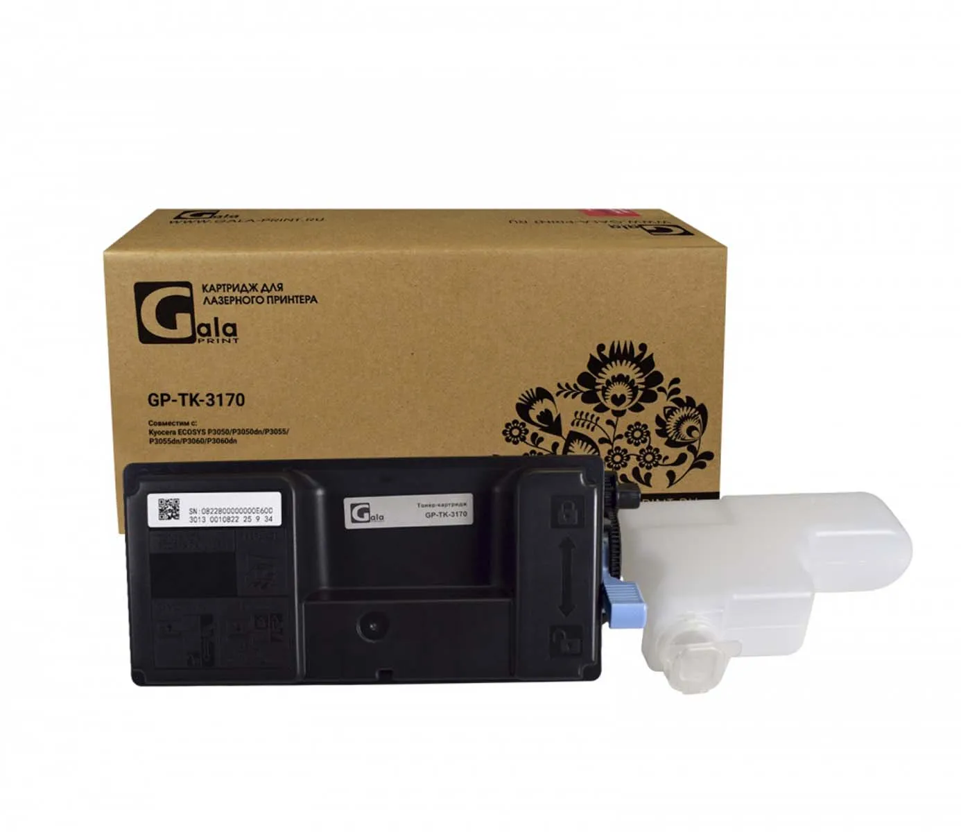 Картридж TK-3170 для Kyocera Ecosys P3055dn P3060dn P3050dn 15500 стр. GalaPrint +бункер | Компьютеры и офис