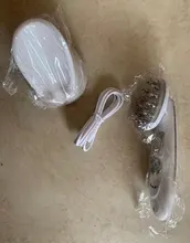 Peine láser eléctrico para el crecimiento del cabello, tratamiento antipérdida de cabello, infrarrojo, RF, Nano luz roja, EMS, vibración, cepillo de pelo de masaje, 46