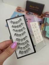 MB3K 5 magnético pestañas naturales con 3D imán hecho a mano 8 Uds magnético pestañas pinzas de visón pestañas faux cils magnetiqu