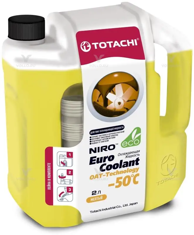 TOTACHI NIRO EURO COOLANT OAT- Technology-50 C 2л