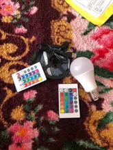 Spotlight-Bulb Bombillas Led-Rgb-Lamp Remote-Control Dimmable E27 110V 220V 10W 2835