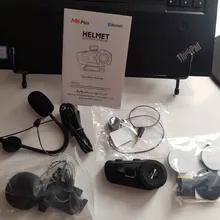 Bluetooth Intercom Headsets Walkie-Talkie Motorcycle Helmet MP3 Fm-Radio Stereo 2rider