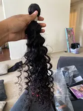 Peluca brasileña de ondas profundas prearrancada, peluca con malla frontal y pelo de bebé, 13x4, para mujeres negras
