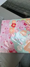 1 caja cuadrada de papel de origami de doble cara de cereza plegable sakura papeles niños hechos a mano juguetes de guardería puzle niños juguete