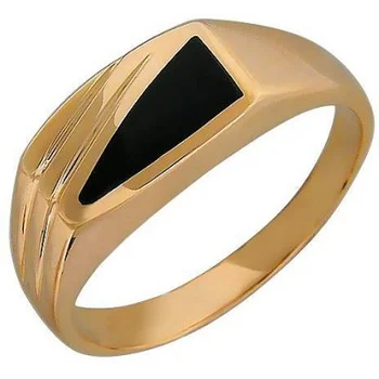 

Esthete print with 1 Onyx in red gold