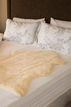 

Sheepy Care Medical Sheepskin Bed Sheets Bedspreads Coverlets Healthy Organic Non Slip Genuine Shearling Made in Turkey