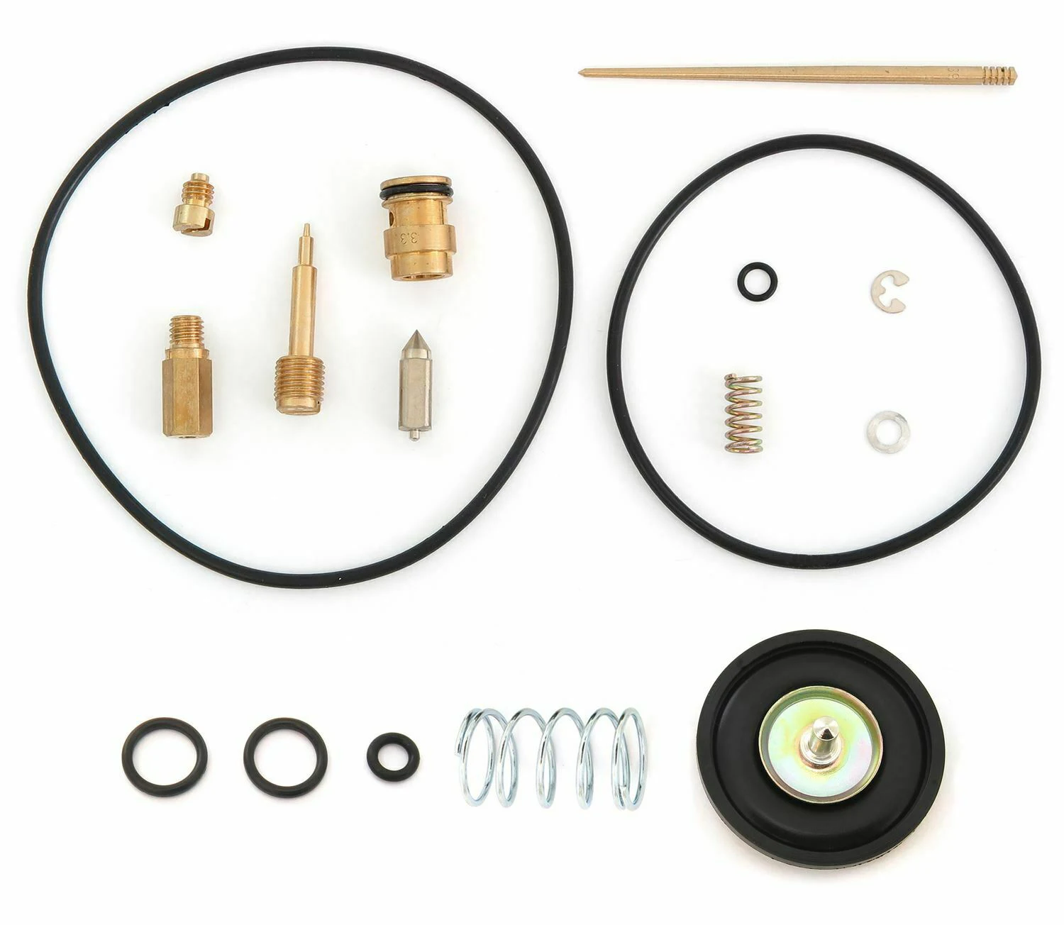 

Deluxe Carburetor Rebuild Kit For Air Cut Off Valve - Honda XL350 - 1974-1975