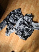 Sportwear Suit Hoodie Pants Pullover Joggers Winter-Sets Camouflage Male