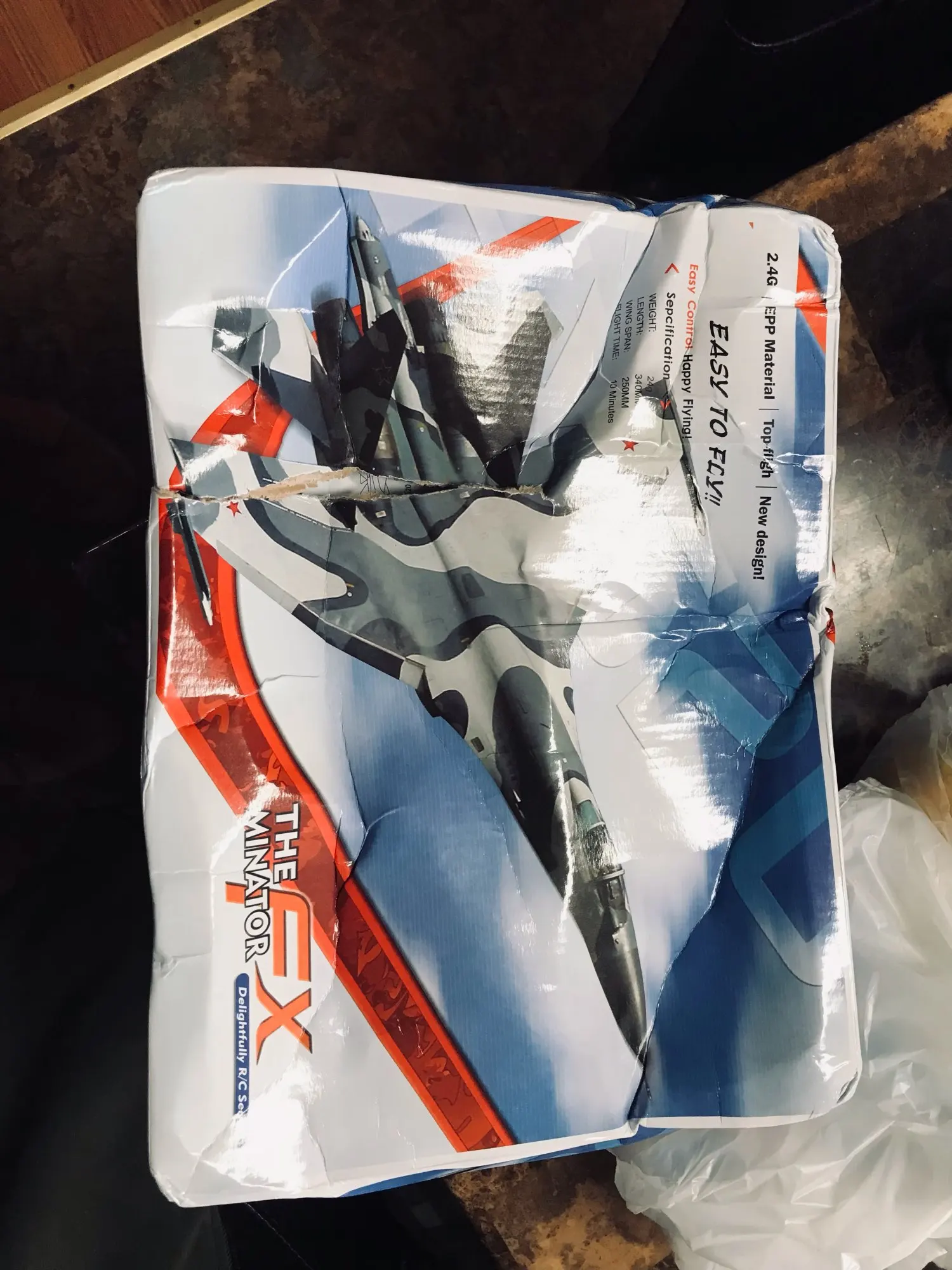 Attachment image review on RC Foam Aircraft SU-35 Plane 2.4G Radio Control