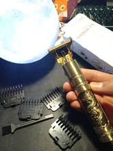 Cortadora de pelo profesional recargable por USB T9 para hombre, Afeitadora eléctrica inalámbrica de 0mm, máquina de barbero para Barba, 2021