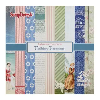 

Scb220605910 paper set for скрапбукинга 'resort novels, 15*15 cm, 190 gr/M, pack./24 sheets