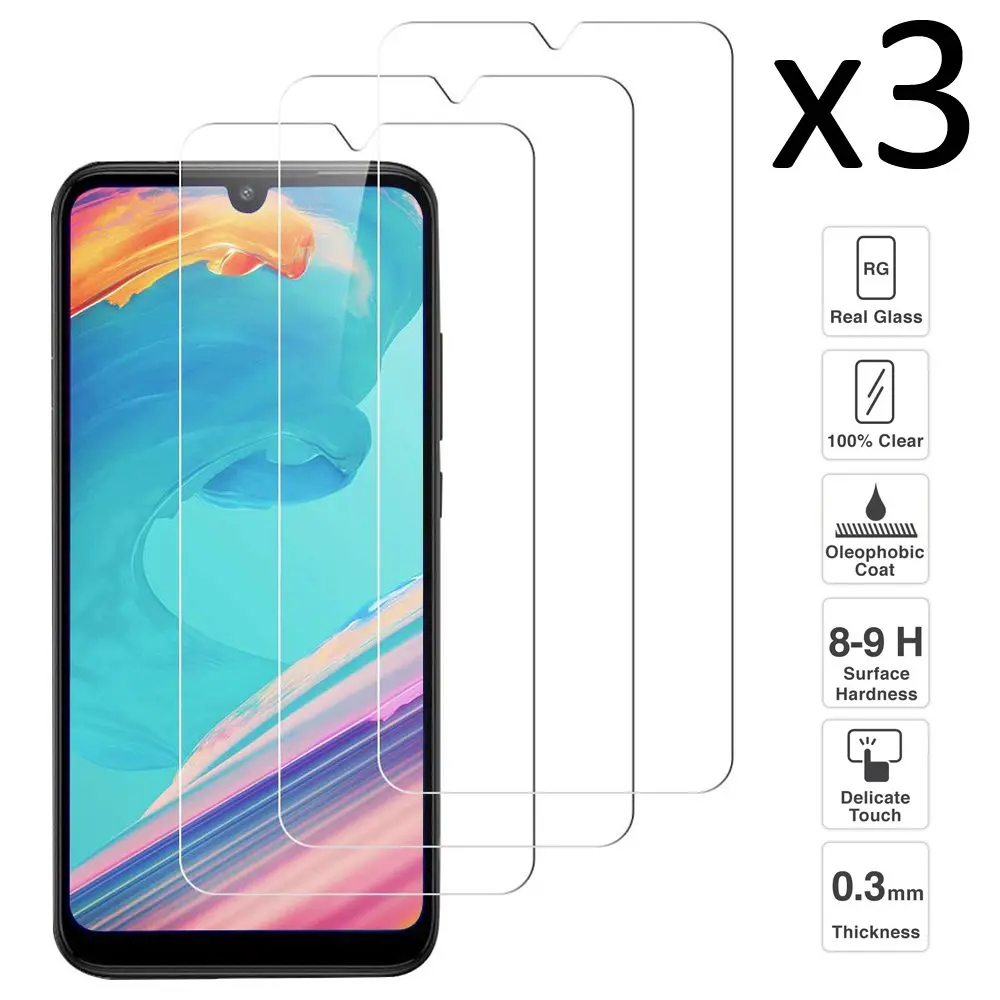 Xiaomi Redmi 7 комплект 3 предмета в комплекте защитная пленка для экрана из закаленного стекла с защитой от царапин ультра тонкий Простота установки