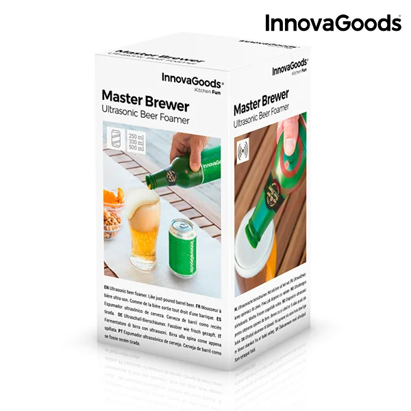 InnovaGoods Master Brewer ультразвуковой Пенообразователь для пива|Другая посуда| |