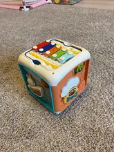 Cubo de actividades para bebés, juguetes 7 en 1 para niños pequeños, juguete educativo, clasificador de formas, Musical, cuentas, laberinto, Discovery, juguetes para aprendizaje