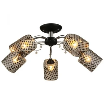 

Chandelier ceiling 5*60 W E27 md.0656-5-S ch + Bk