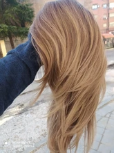 EASIHAIR-Peluca de BoBo marrón oscuro con flequillo, sintética, ondulada, de capa media, para mujeres negras, Cosplay, fiesta, resistente al calor, Natural