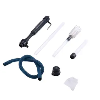 

One Set Of Aquarium Battery Siphon Sand Filter Fish Tank Cleaning Tool Retractable Dirt Removal Siphon Filter