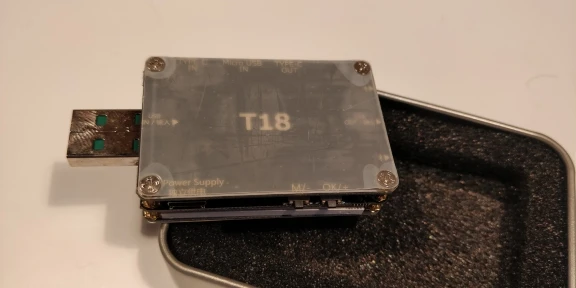 Отзыв о товаре USB-тестер T18-X6, вольтметр-измеритель напряжения и силы тока, HD цветной QC4 + PD3.0 QC2.0QC3.0 PPS, тест емкости с протоколом быстрой зарядки от пользователя A***v