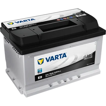 

Battery car 12v VARTA E9 70Ah 640A 278x175x175 positive right 570144064 BLACK DYNAMIC