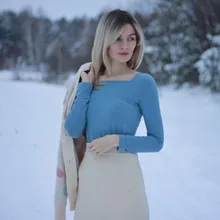 Sweaters Clothing Pullovers Female Cropped MISHOW Winter Women Tops Knitwear Warm Casual