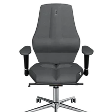 Office chair KULIK SYSTEM NANO Silver Computer chair Relief and comfort for the back 5 zones control spine