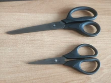 Youpin huohou-Tijeras chapadas en titanio, Juego de puntas afiladas negras, hilo de coser, tijeras de podar antioxidantes, cortador de hojas, herramienta antideslizante, 2 uds.