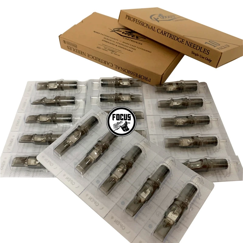 20pcs Tattoo Cartridge Needles Disposable Semi-Permanent Makeup Eyebrow Tattoo Pen Machine Supply 3RL/5RL/7RL/9RL/11RL/14RL
