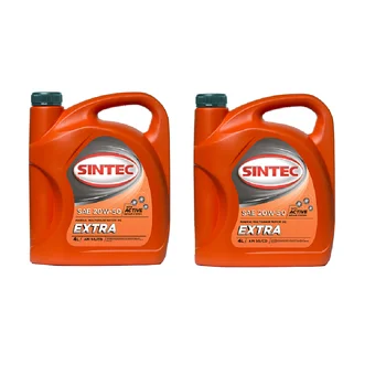 

Engine oil sintec extra SAE 20w-50 API SG/CD, 2 pcs of 4L mineral motor oil
