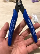 1 Uds azul de lado cizalla cortadora Clipper de cordón Alicates para alambre de joyería herramientas de alicates, herramientas y equipo