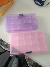 Cajas de almacenamiento de plástico con ranuras ajustables, caja organizadora transparente para herramientas, accesorios de joyería, 6/815 Uds.