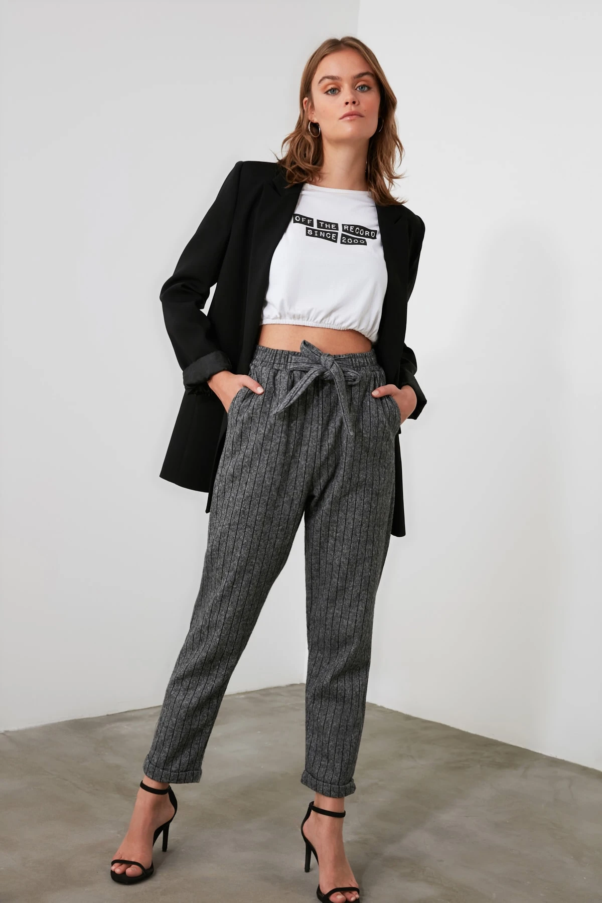 Трендовые трикотажные брюки TWOAW21PL0490