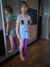 Medias de color caramelo para niñas, pantis bonitos de terciopelo, combinación de colores contrastantes, calcetines para danza cálidos para Primavera/otoño