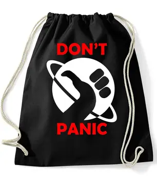 

Bag backpack--the hitchhiker's-guide to the galaxy don't panic