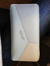 Carteras geométricas de lujo para mujer, monederos de cuero con cremallera, diseño de borla, billetera larga, monedero, tarjetero