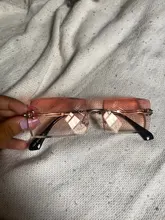 Sunglasses Eyewear Rimless Rectangle Mountaineering Fashion Women UV400 for Shades Traveling-Style