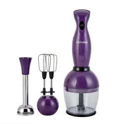 

CookPlus Midimix Hand Blender Set 5501 3-in-1 Stainless Steel Electric Kitchen Mixer 550 watt 1000mL Portable Food Processor