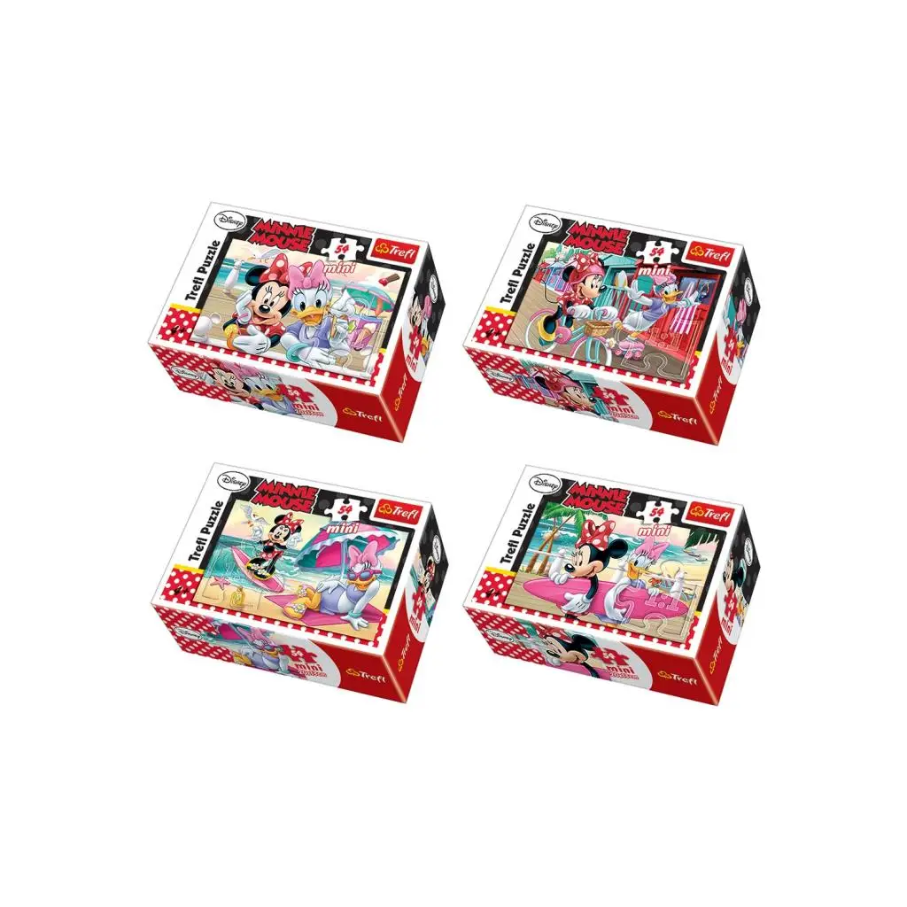 Trefl  Mini Minnie & Daisy 54 Pieces 4 Box Set 