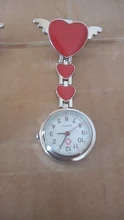 Recién enfermera bolsillo relojes diales redondo cuarzo Ángel banda broche Doctor colgante Relojes