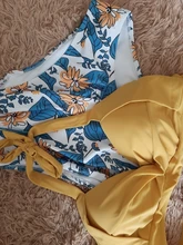 Bikini Swimsuit Sexy HALTER High-Waist Plus-Size Summer Biquini XXL Women Female