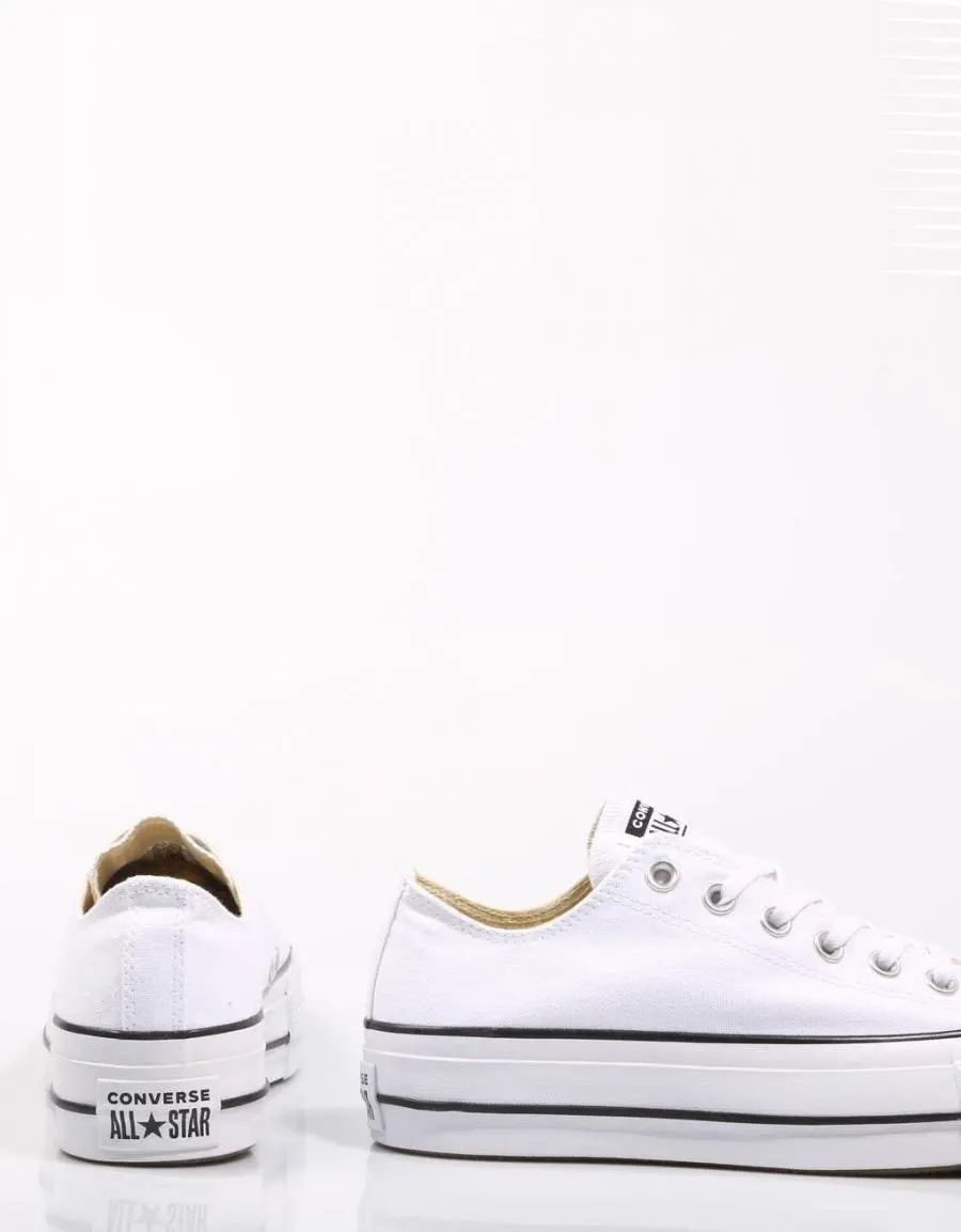 CONVERSE PLATAFORMA CHUCK TAYLOR ALL STAR Lift White Women Sneaker Canvas  Rubber Sport Flat Laces Causal Footwear 67576|Zapatos planos de mujer| -  AliExpress