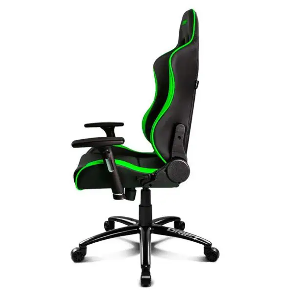 Игровое кресло DRIFT DR200BG 90-160 ° пена PU черный зеленый