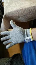 GMG-Guantes de seguridad anticortes nivel 5, guantes de trabajo gris o negro, protección contra cortaduras, gran oferta, HPPE EN388 ANSI